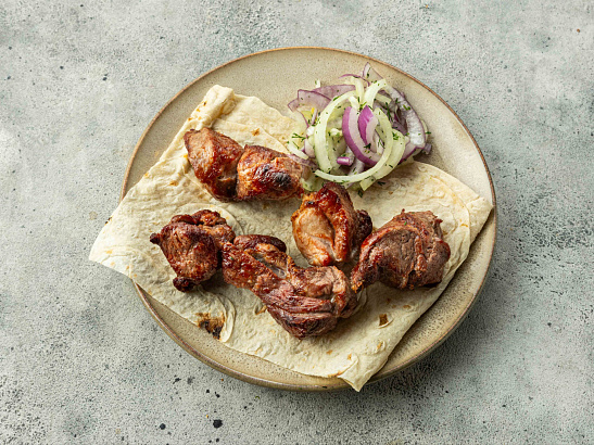 Шашлык из бараньей мякоти