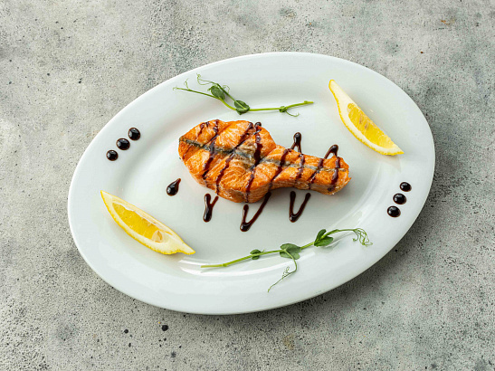 Сёмга на мангале