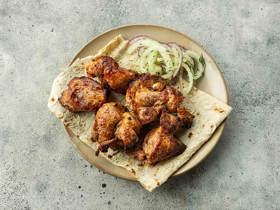 Шашлык из cвинoй шейки