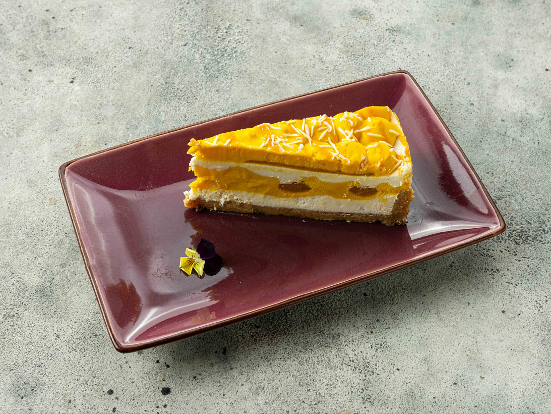 Чизкейк Манго-маракуйя