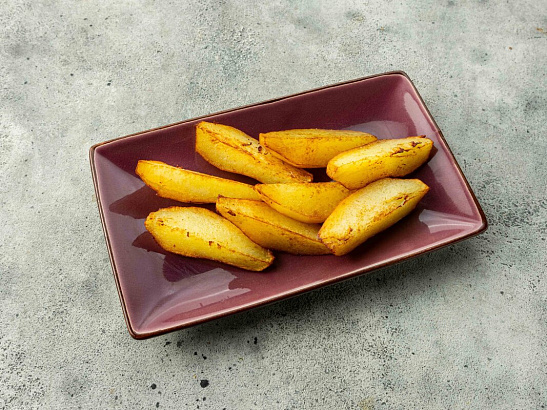 Обжаренный отварной картофель